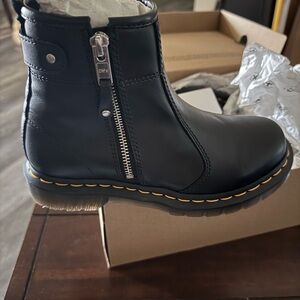 Dr. Martens Black Twin Zip Boots